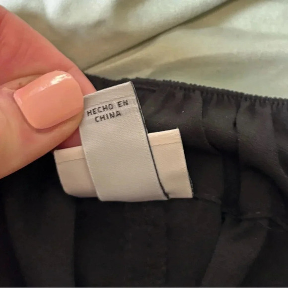 A New Day Women's Size Small Black High-Rise Utility Paperbag Shorts - Picture 8 of 12